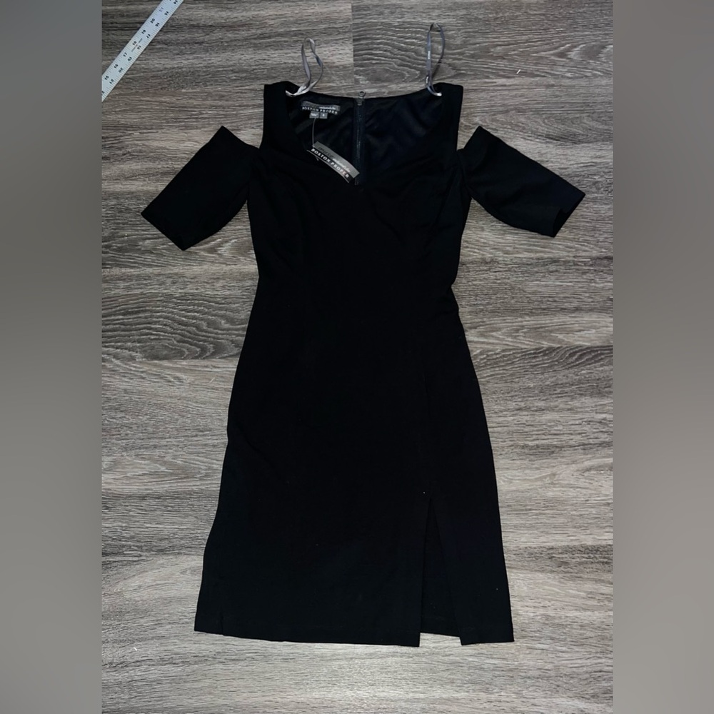 NWT Vintage Boston Proper Muse : Cold Shoulder Little Black Dress size 4
